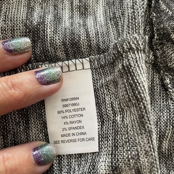 Lightweight NWOT Spoiled faux wrap sweater - Picture 6 of 7